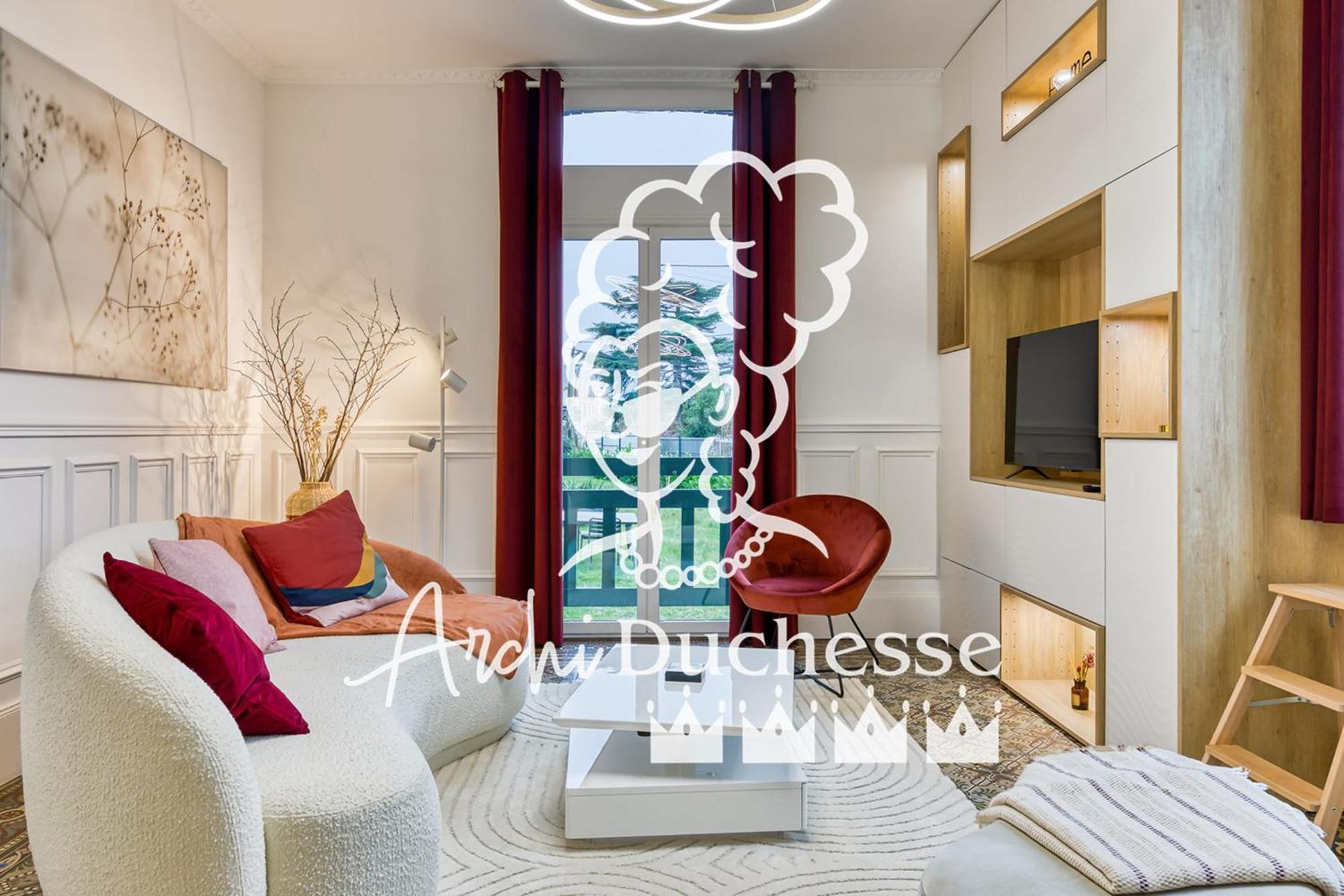 Ferienwohnung Rose Ecrin De Charme Avec Parking Terrasse Privee Et Jardin Partage Grand-Couronne Exterior foto